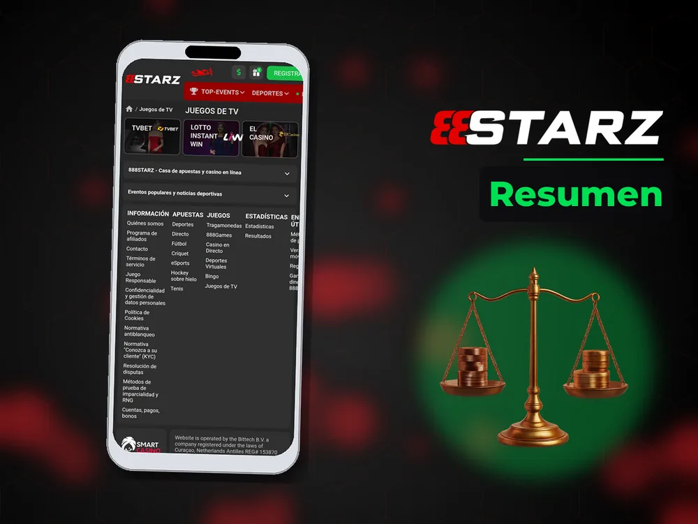 888Starz - Resumen