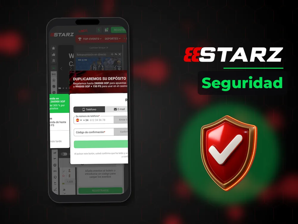 888Starz - Seguridad