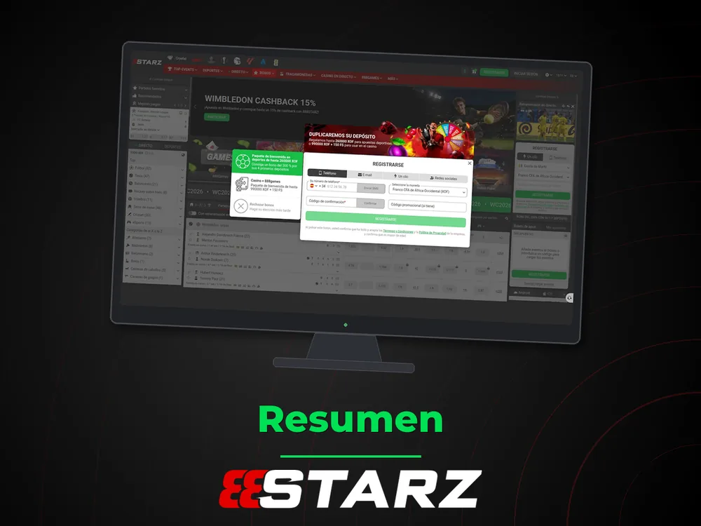 888Starz - Resumen