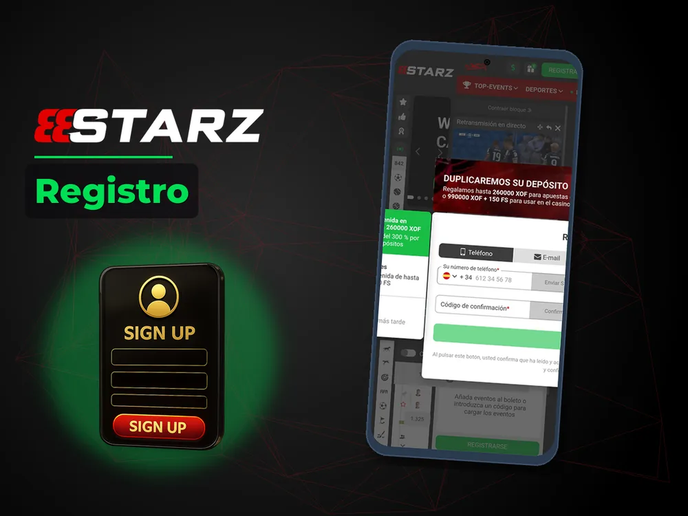 888Starz - Registro