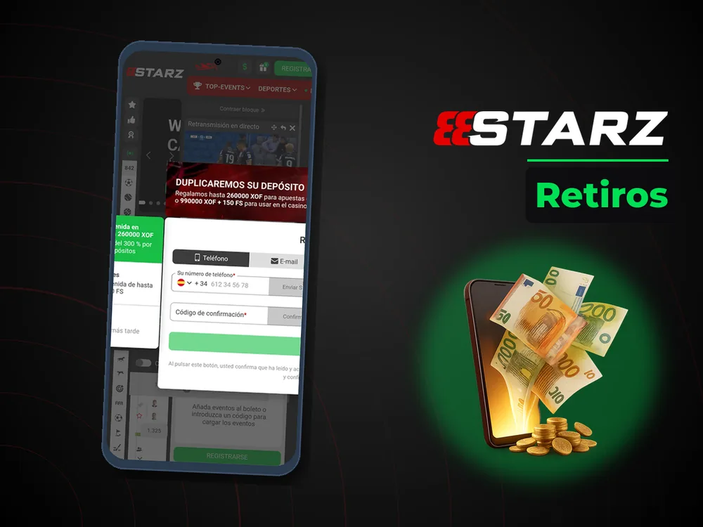 888Starz - Retiros