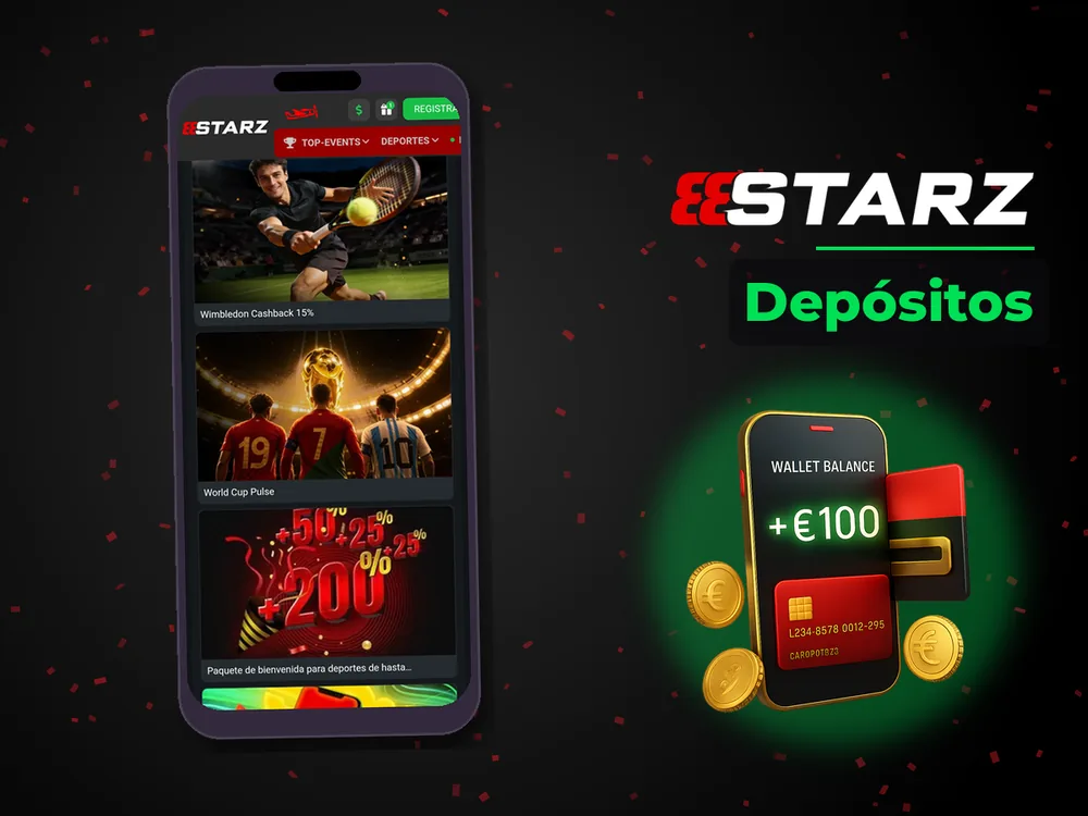888Starz - Depósitos