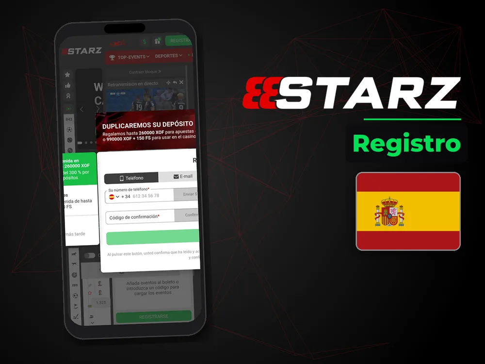888Starz - Registro