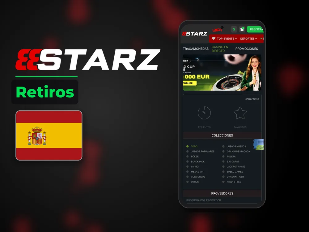 888Starz - Retiros