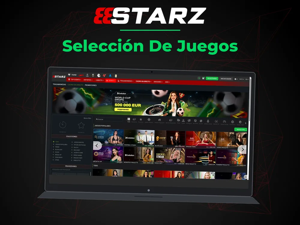 888Starz - Selección De Juegos