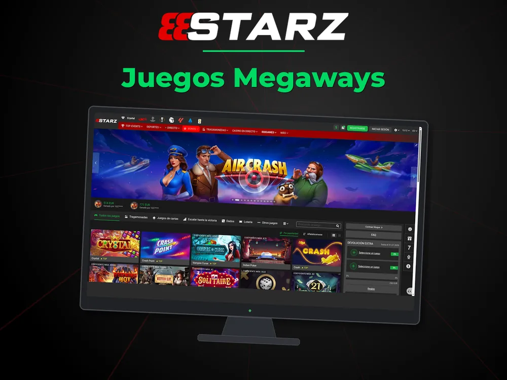 888Starz - Juegos Megaways