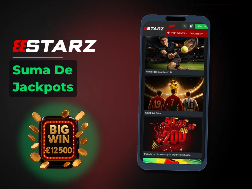 888Starz - Suma De Jackpots
