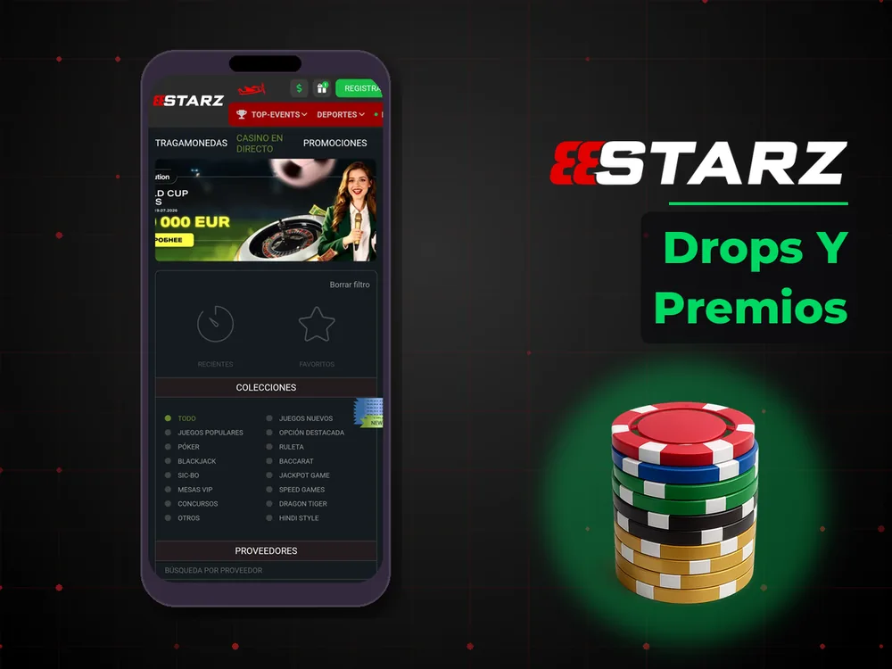 888Starz - Drops Y Premios