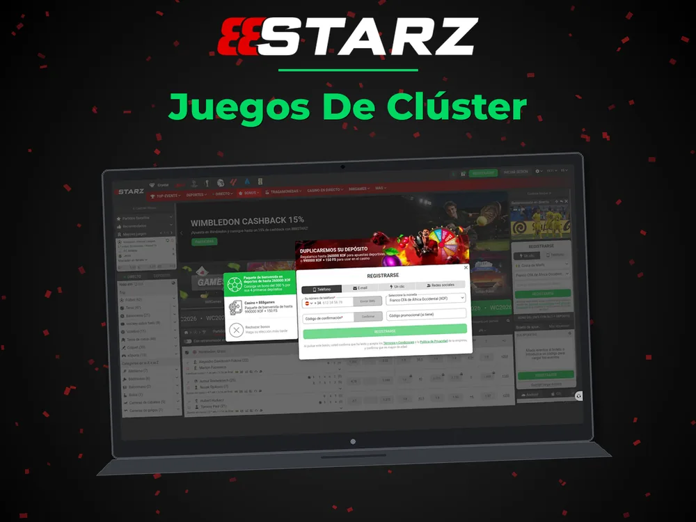 888Starz - Juegos De Clúster