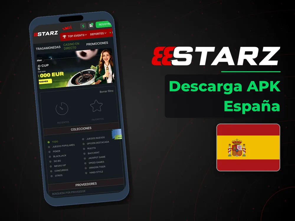888Starz - Descarga APK España