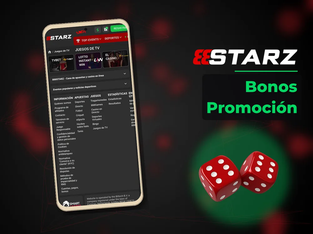 888Starz - Bonos Promoción