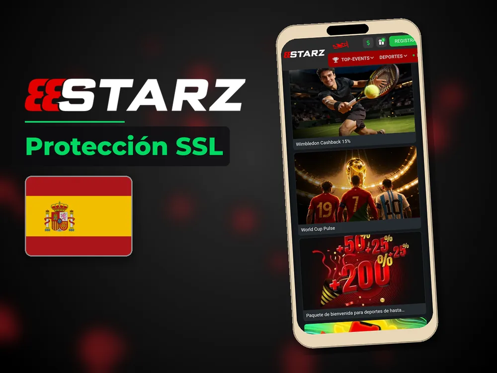 888Starz - Protección SSL