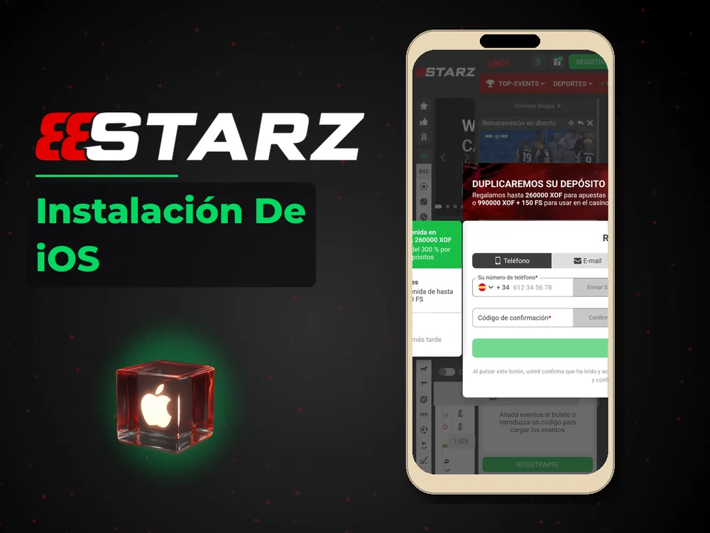 888Starz - Instalación De iOS