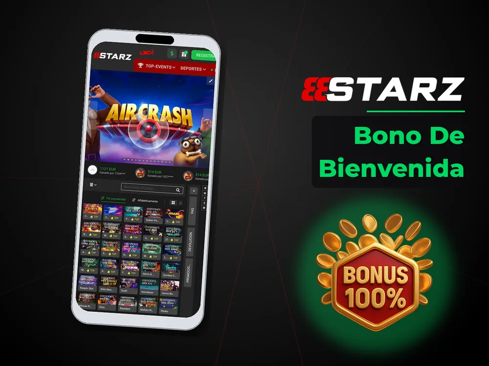888Starz - Bono De Bienvenida