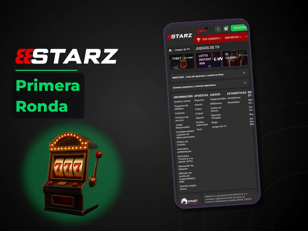 888Starz - Primera Ronda
