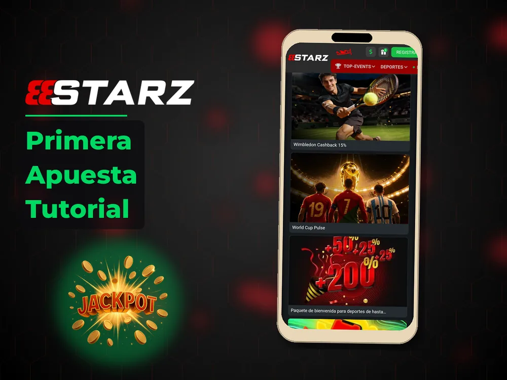 888Starz - Primera Apuesta Tutorial