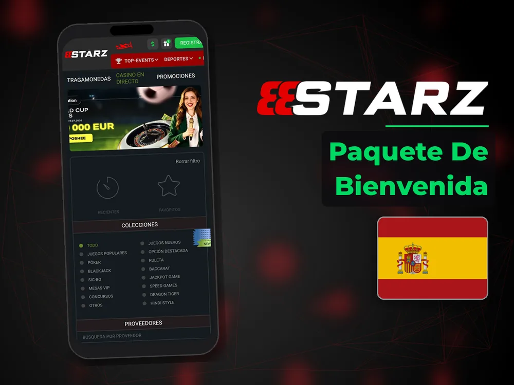 888Starz - Paquete De Bienvenida
