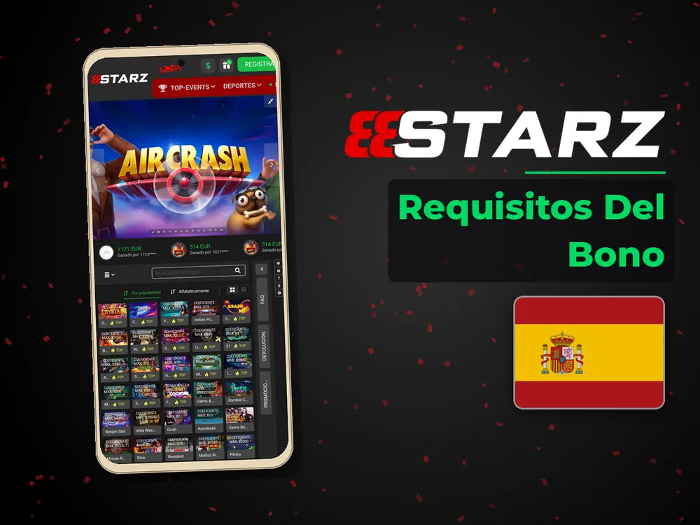 888Starz - Requisitos Del Bono