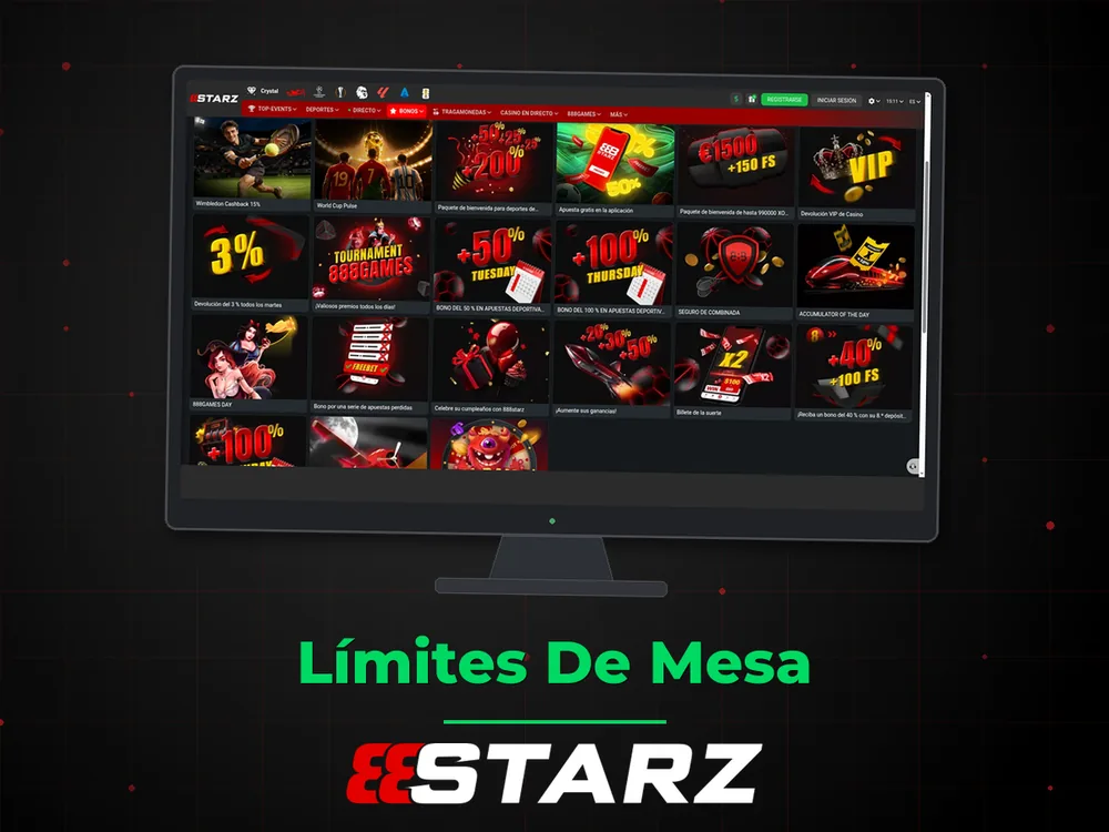 888Starz - Límites De Mesa