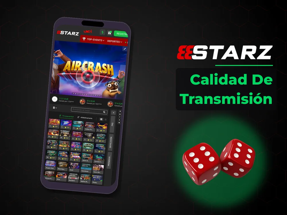 888Starz - Calidad De Transmisión