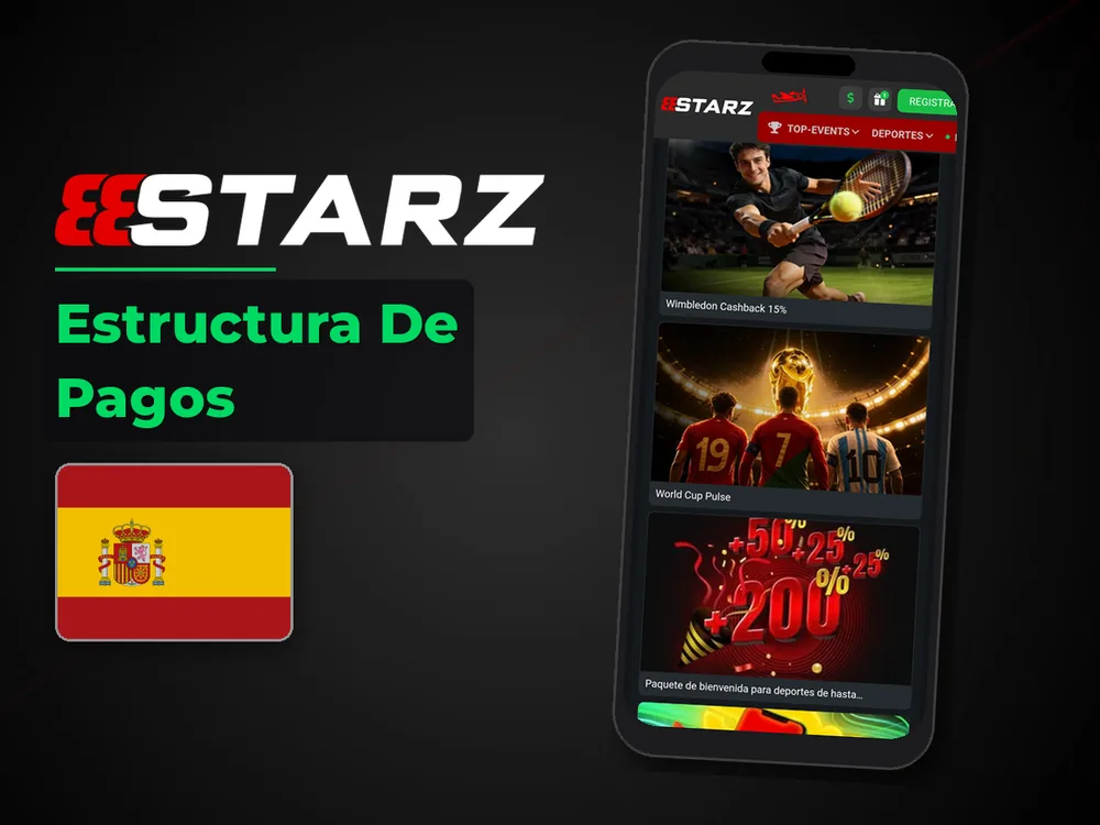 888Starz - Estructura De Pagos