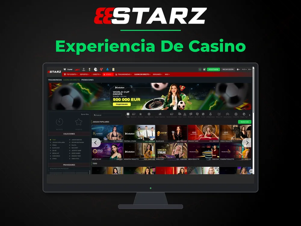 888Starz - Experiencia De Casino