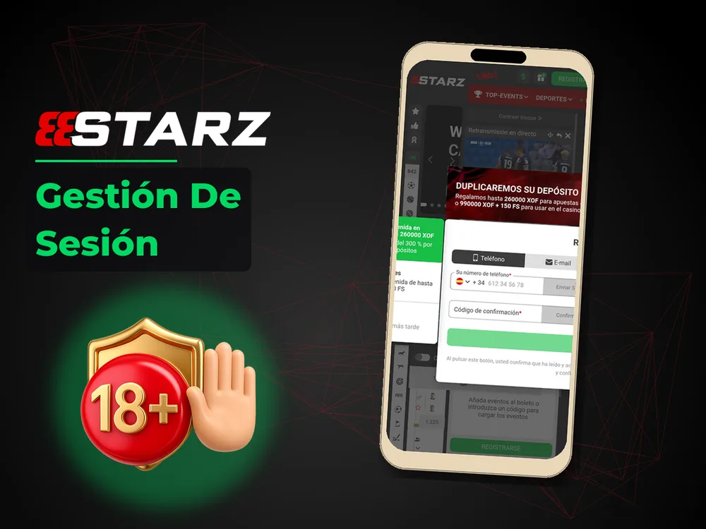 888Starz - Gestión De Sesión