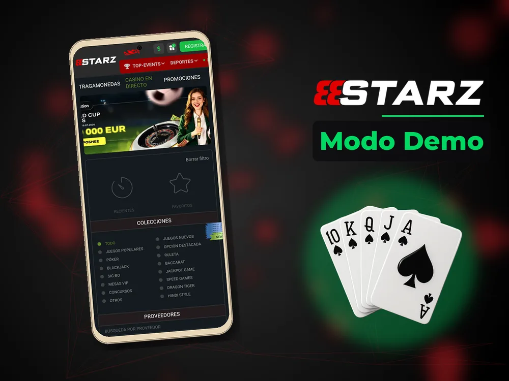 888Starz - Modo Demo