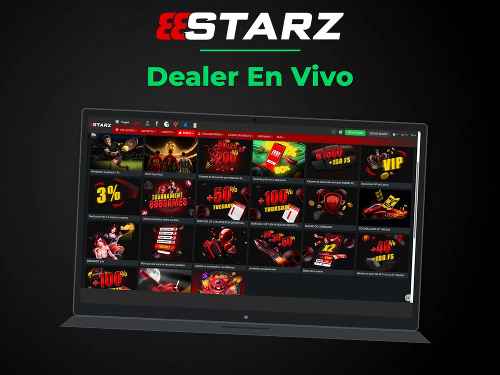 888Starz - Dealer En Vivo