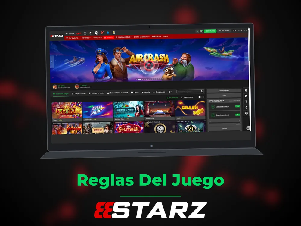 888Starz - Reglas Del Juego