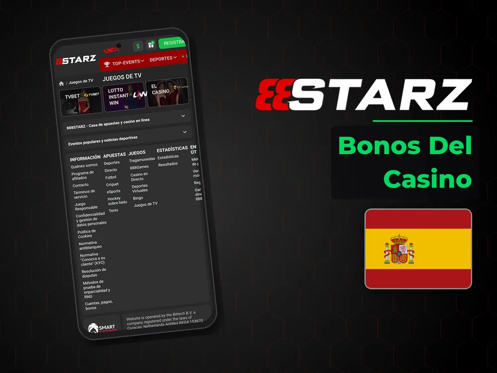 888Starz - Bonos Del Casino