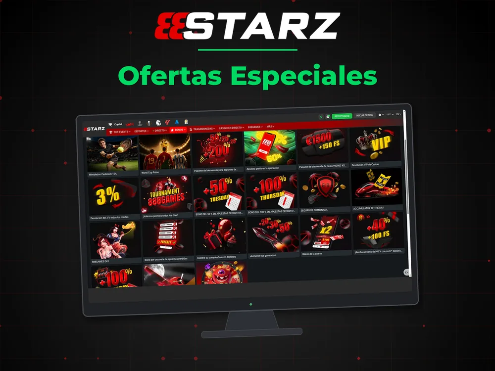 888Starz - Ofertas Especiales