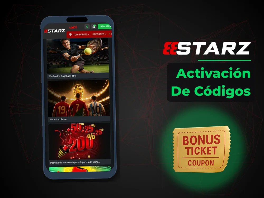 888Starz - Activación De Códigos