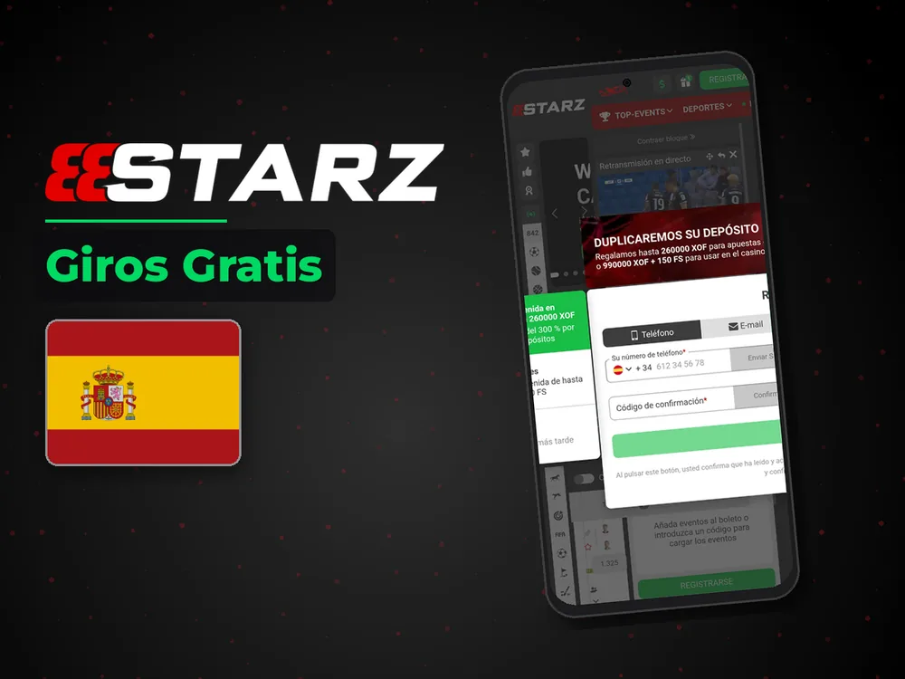 888Starz - Giros Gratis