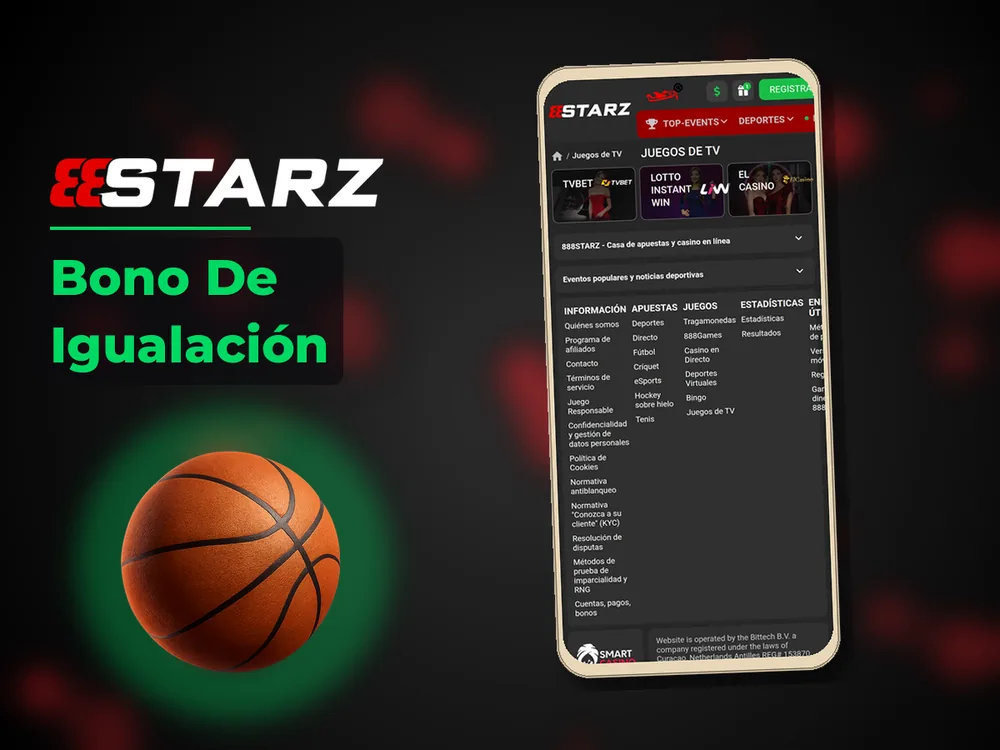 888Starz - Bono De Igualación