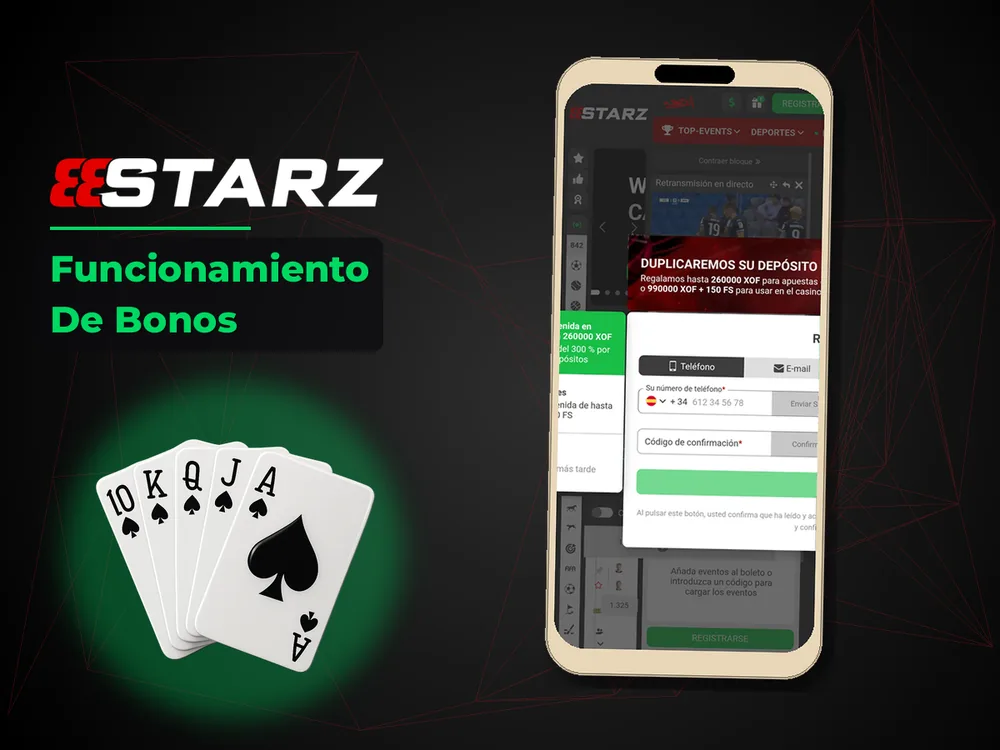 888Starz - Funcionamiento De Bonos