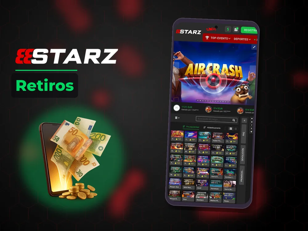 888Starz - Retiros