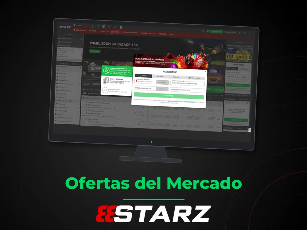 888Starz - Ofertas del Mercado
