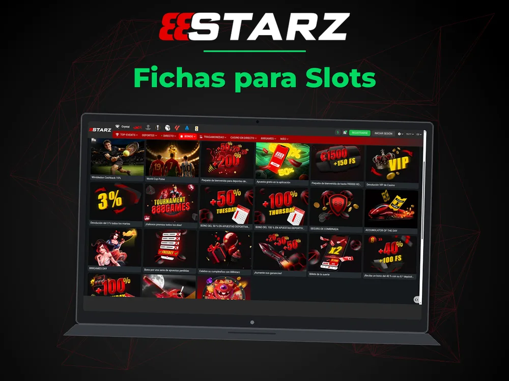 888Starz - Fichas para Slots