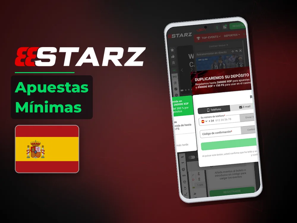 888Starz - Apuestas Mínimas