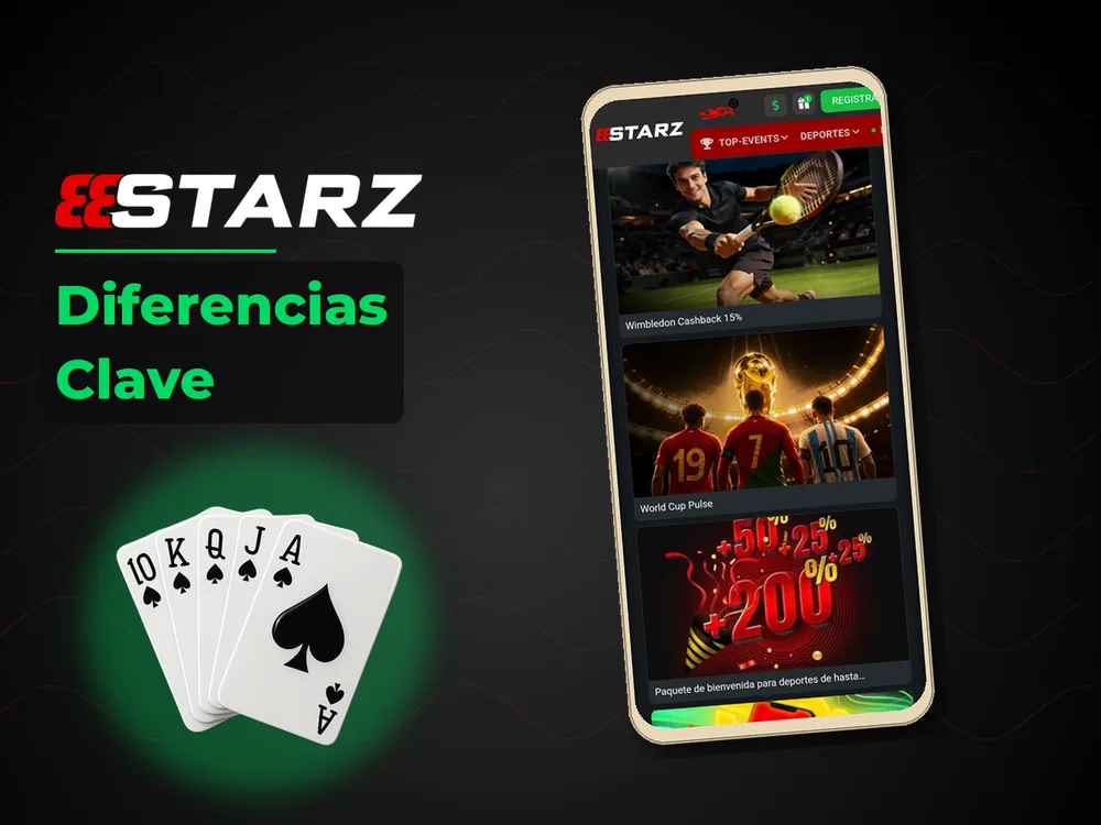 888Starz - Diferencias Clave
