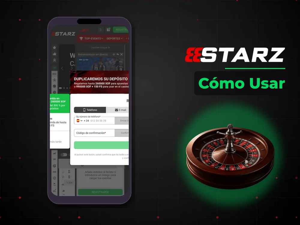 888Starz - Cómo Usar
