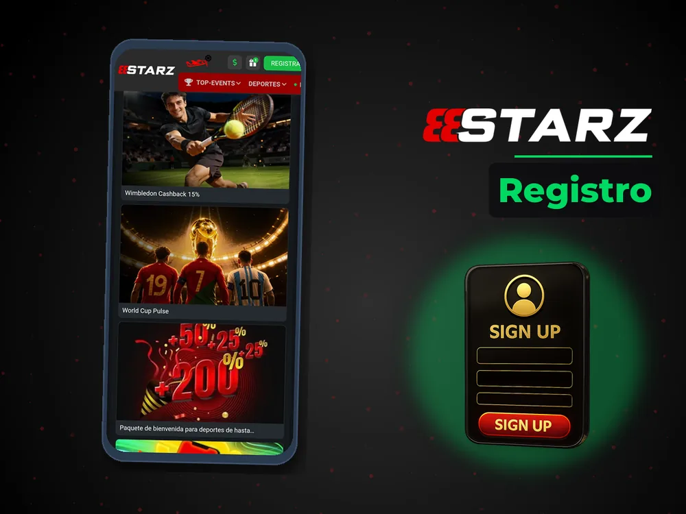 888Starz - Registro