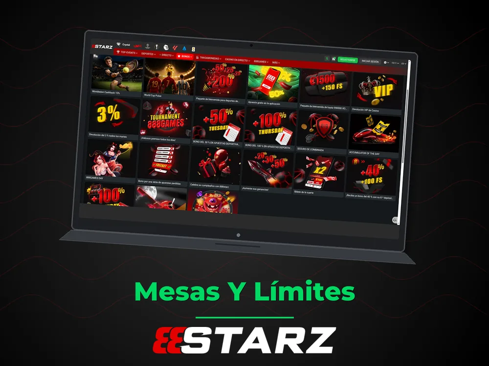 888Starz - Mesas Y Límites