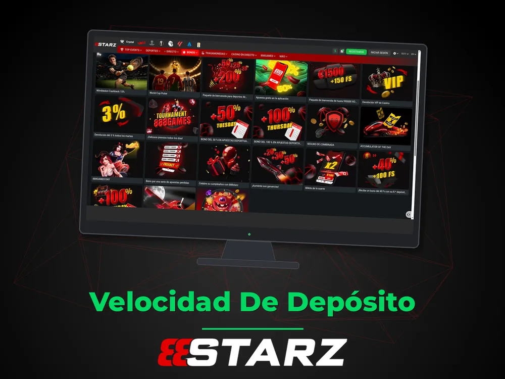 888Starz - Velocidad De Depósito