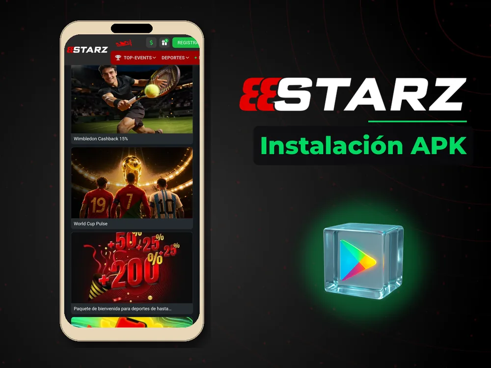 888Starz - Instalación APK