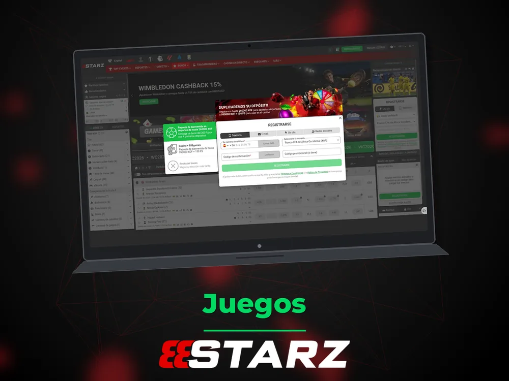 888Starz - Juegos