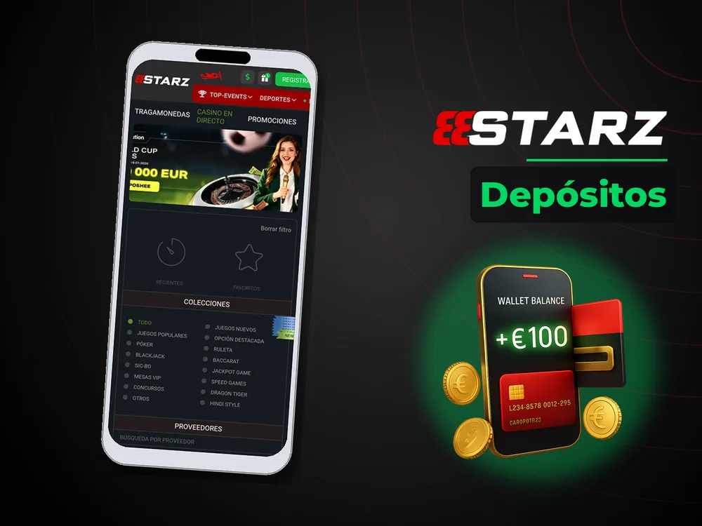 888Starz - Depósitos