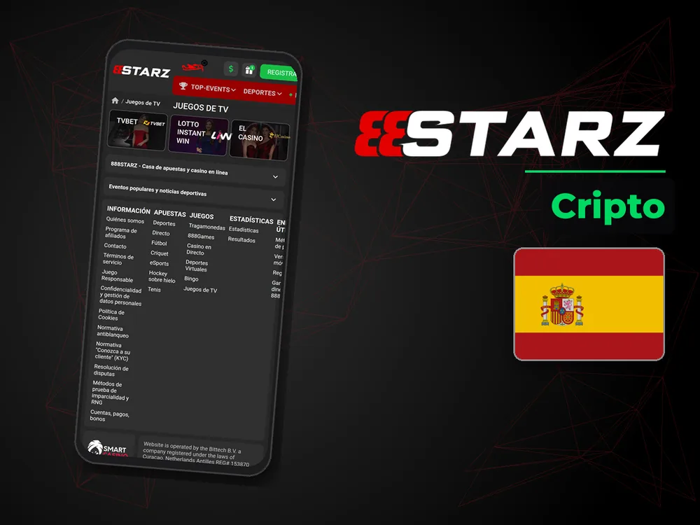 888Starz - Cripto