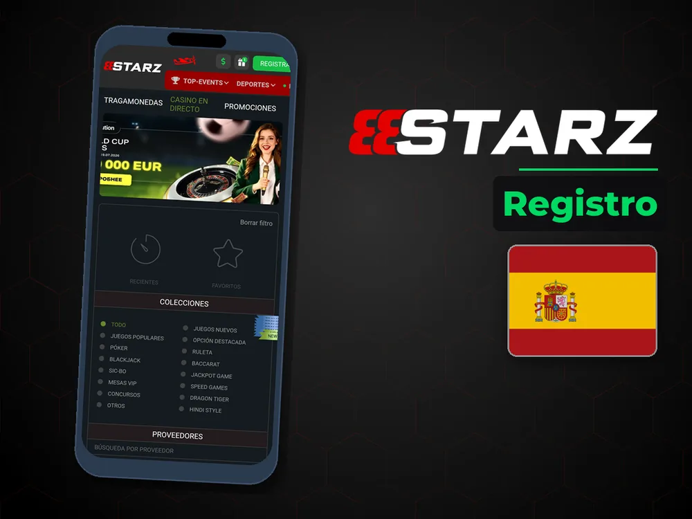 888Starz - Registro